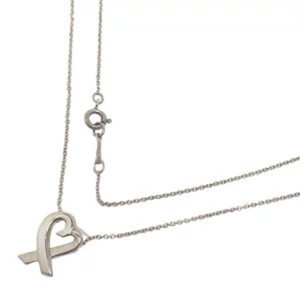 Tiffany Co Necklace Heart Picasso Sterling Silver